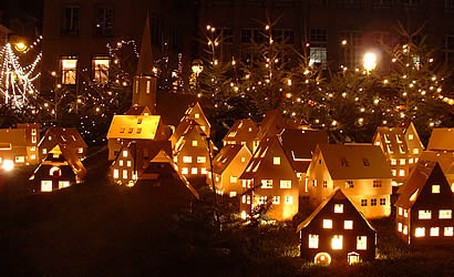 Lumières de Noël en Alsace, à Strasbourg